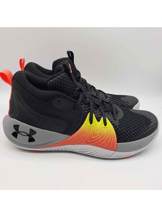 Under Armour Embiid One Black Grey Men\'s Sneakers 3023086-001 Size 12 NEW main image 4
